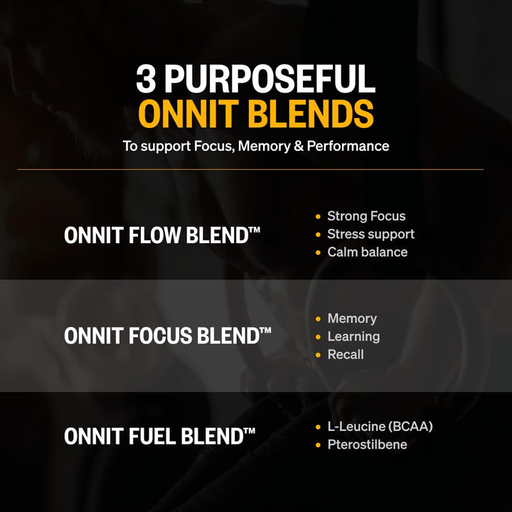 Onnit Alpha Nootropic Brain Booster Supplement, 30 Count