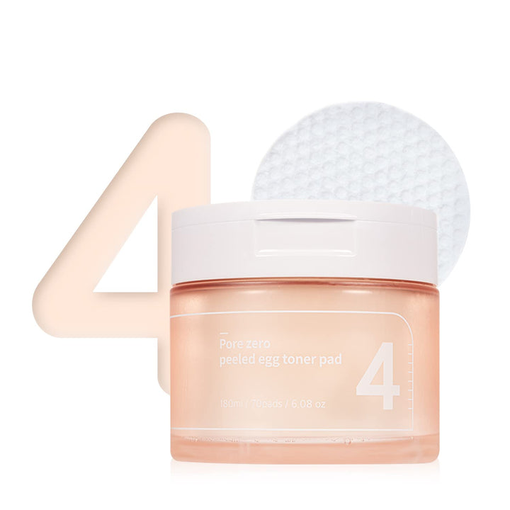 No.4 Pore Zero Peeled Egg Toner Pad