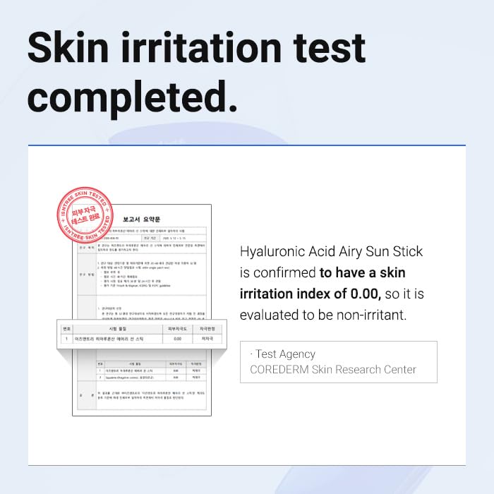 ISNTREE Hyaluronic Acid Airy Sun Stick SPF 50+ PA++++, 22 g