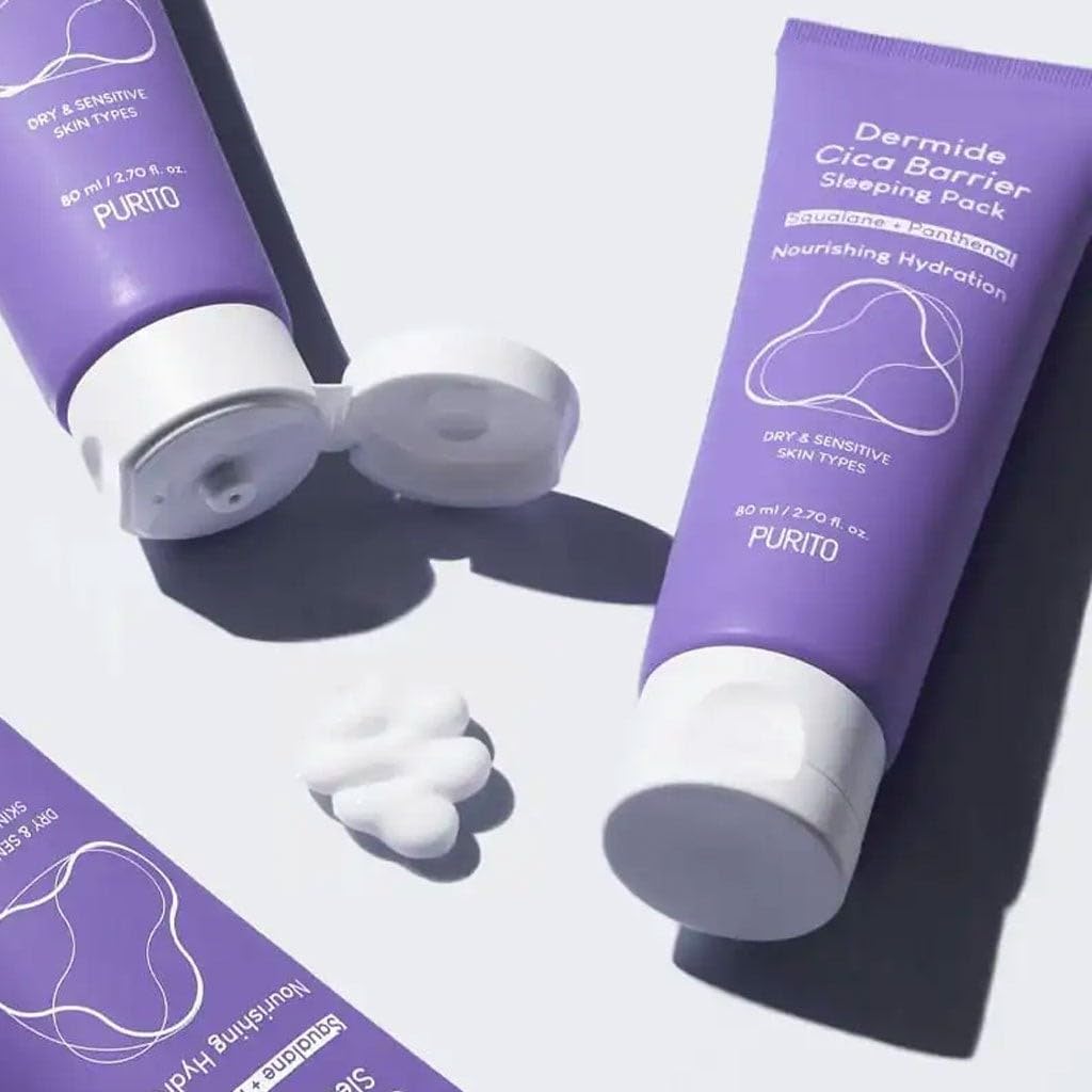 PURITO Dermide Cica Barrier Sleeping Pack, 80 ml