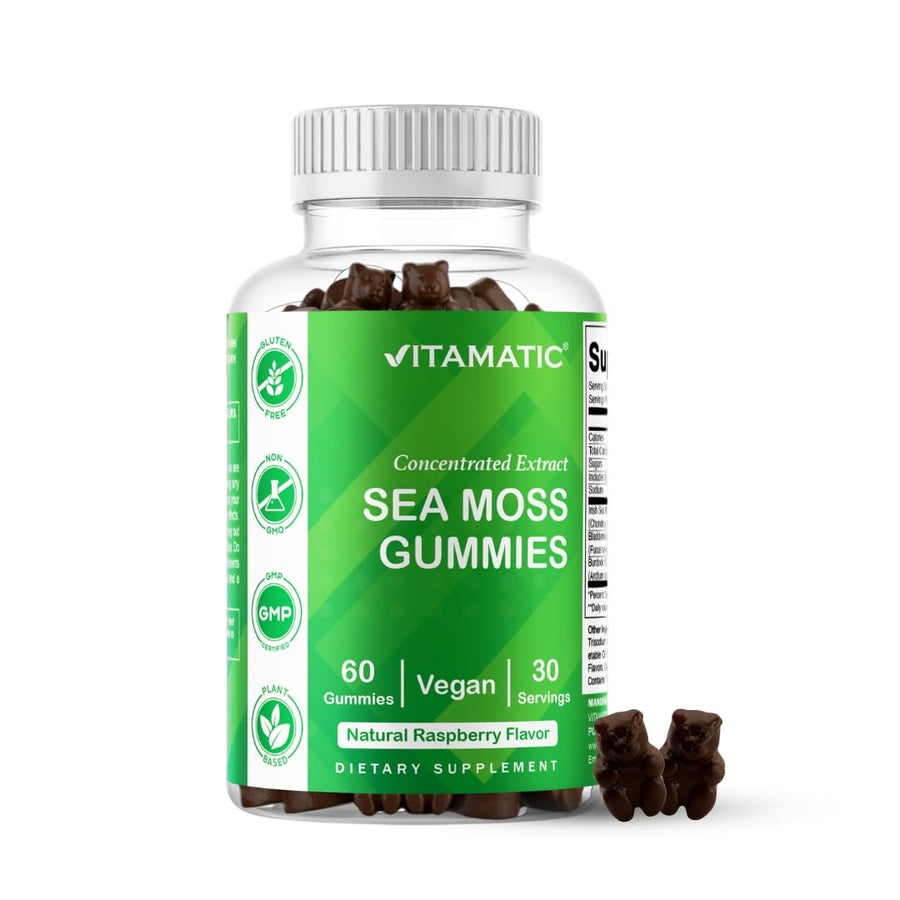 Vitamatic Sea Moss Gummies, 60 Count