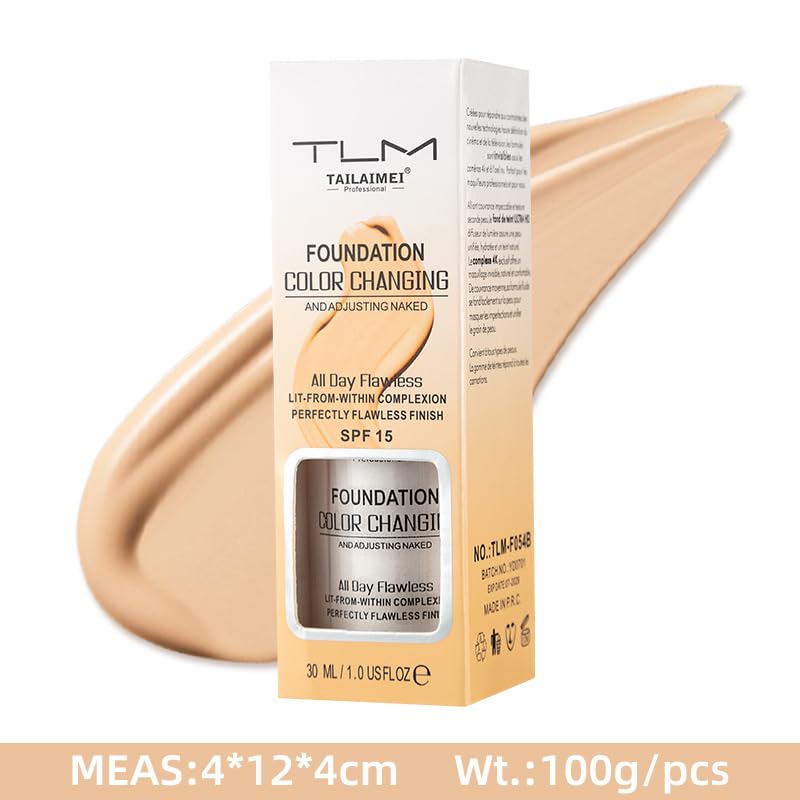 nvyue Color Changing Foundation, Liquid Concealer