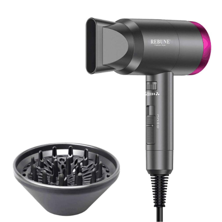 REBUNE 3 in 1 Hair Dryer Far Infrared Thermo Protect Hair Styler