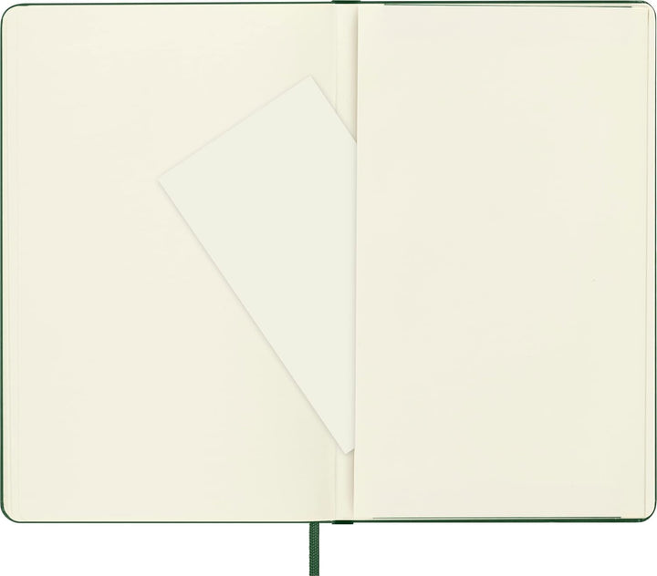 Moleskine Classic Plain Paper Notebook, Myrtle Green, Large