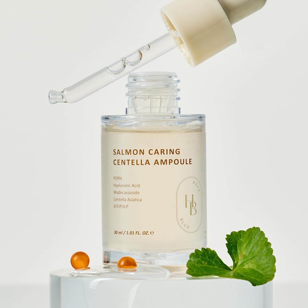 HEVEBLUE Salmon Caring Centella Ampoule, 1 Count