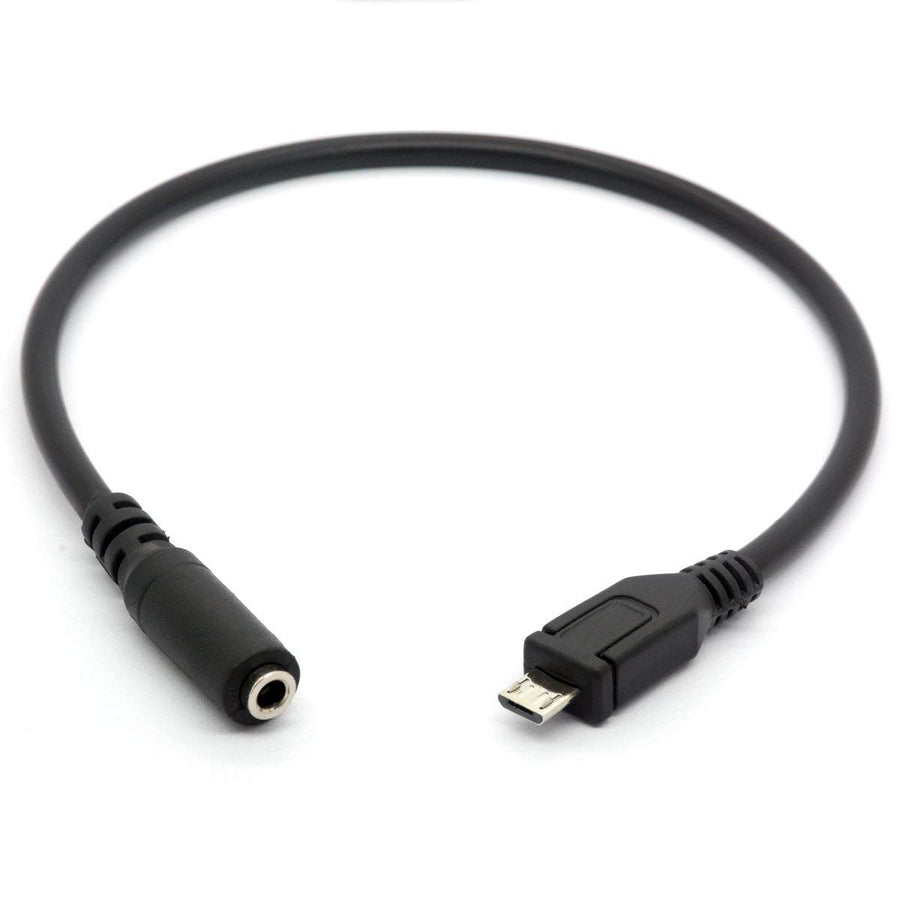 GLHONG Micro USB to 3.5mm Audio Adapter Cable, Micro Male to 3.5mm Female