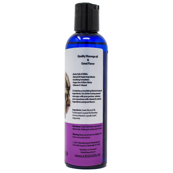 LICK Cookies and Cream Massage Oil, 4 fl oz