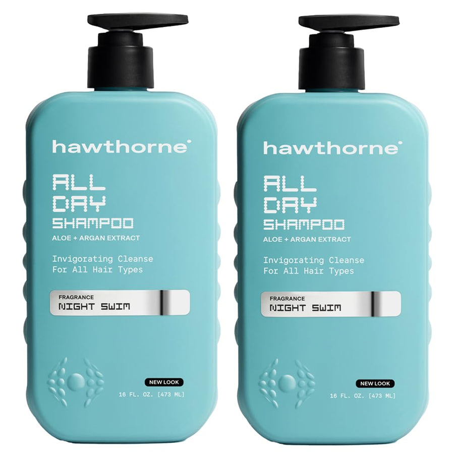 Hawthorne All Day Shampoo, Night Swim, 16 oz, Pack of 2