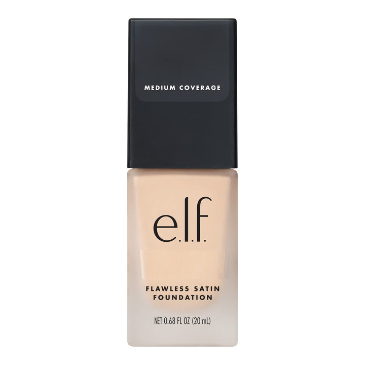e.l.f. Flawless Satin Foundation, Snow, 0.68 fl oz