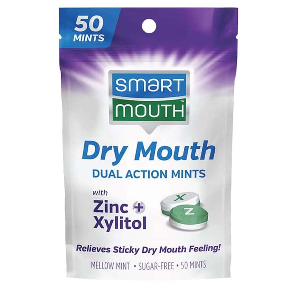 SmartMouth Dry Mouth Mints, 50 Count