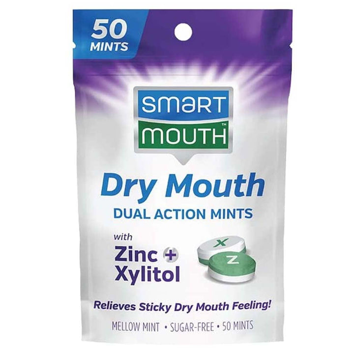 SmartMouth Dry Mouth Mints, 50 Count