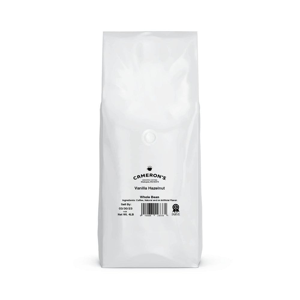 Cameron's Coffee Roasted Whole Bean Coffee, Vanilla Hazelnut, 4 lb