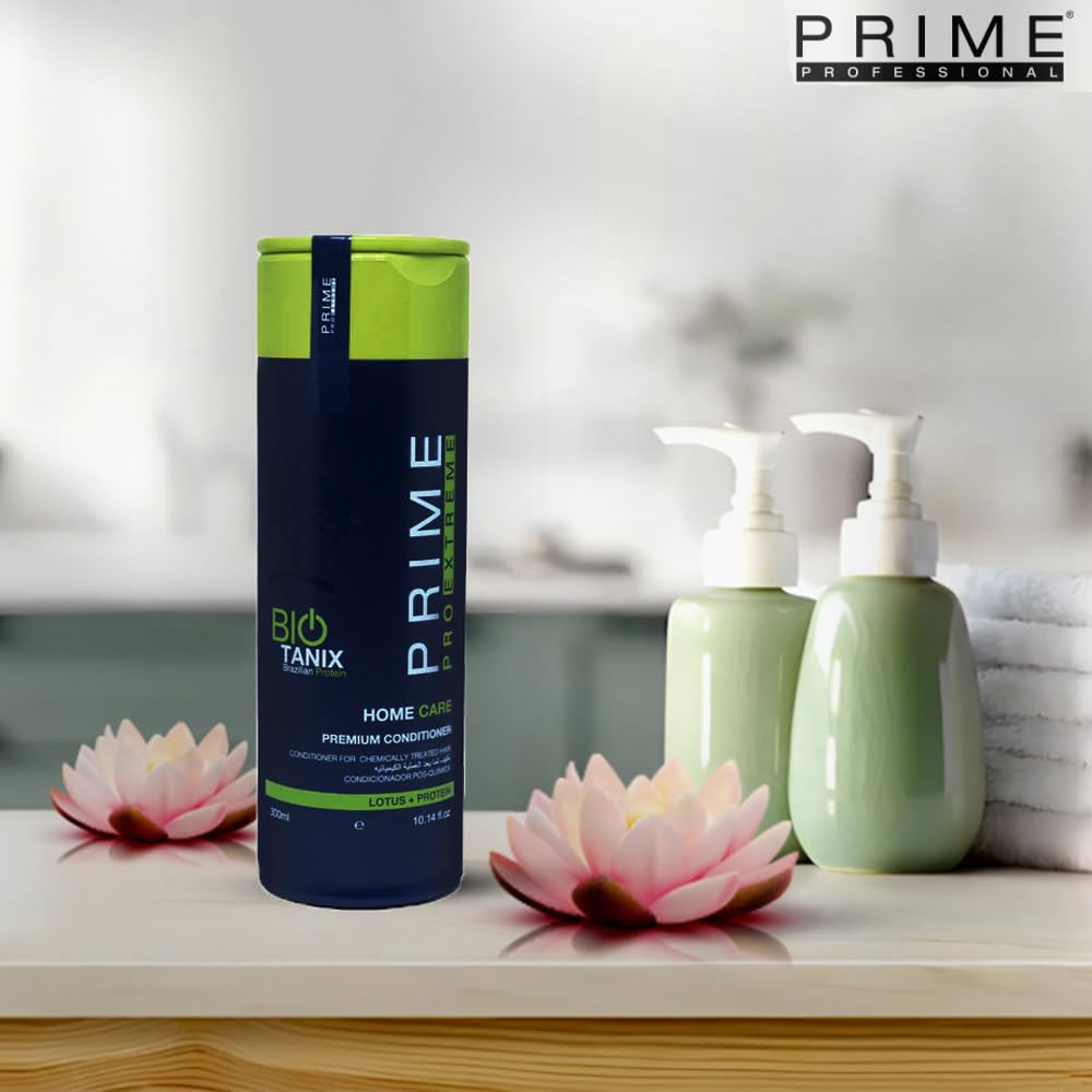 Prime Pro Extreme Bio Tanix Home Care Premium Shampoo, Lotus, Conditioner