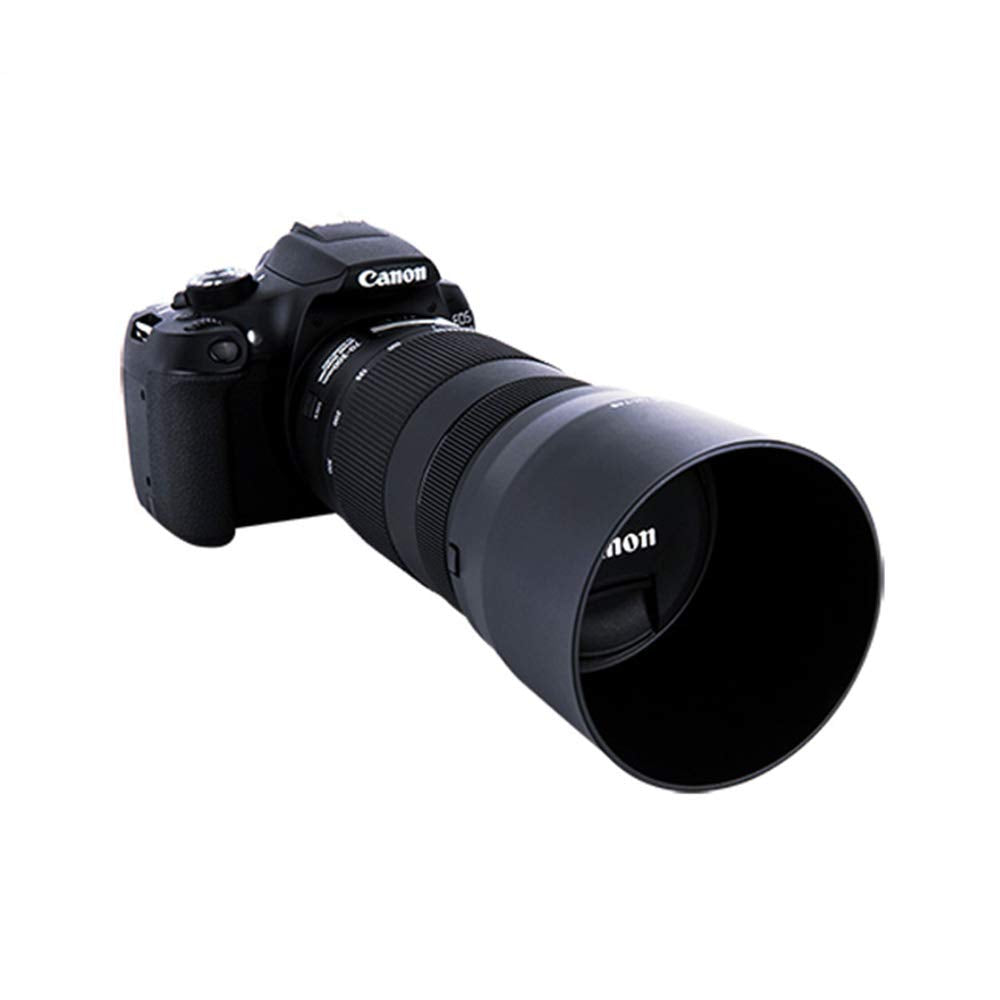 JJC LH-74B Reversible Lens Hood, Black