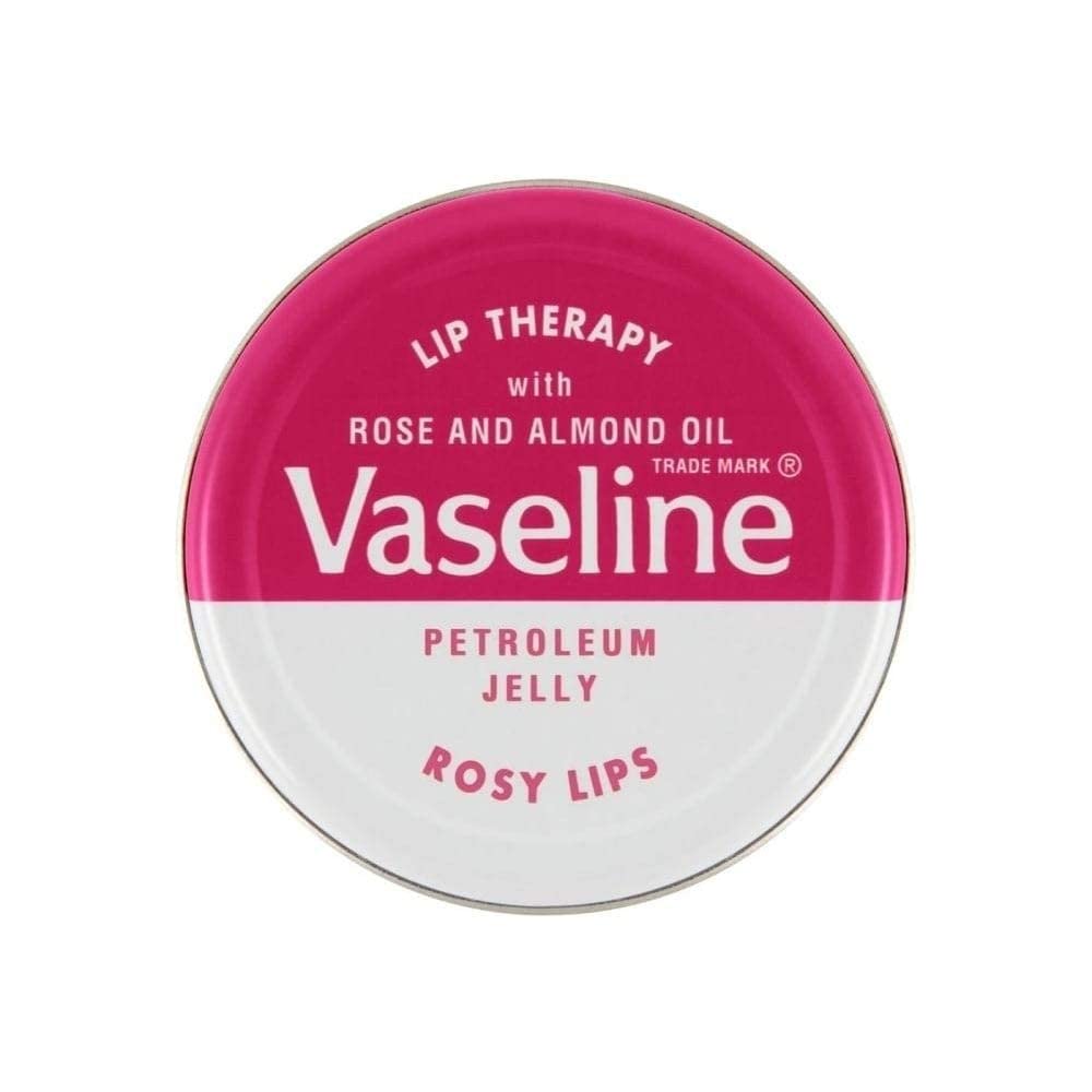 Vaseline Lip Balm, Rosy Lips, 20 g, Pack of 12