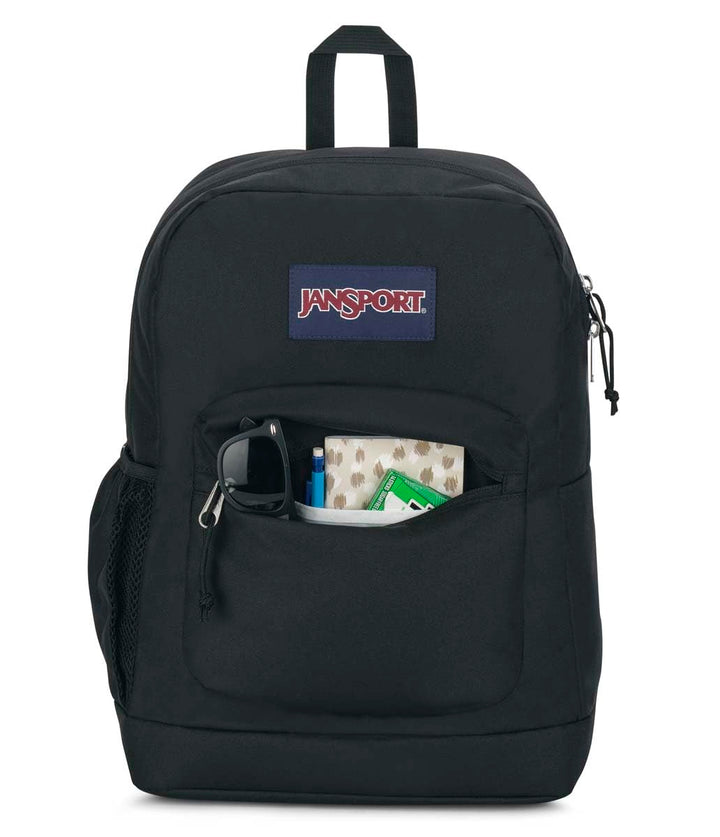 JanSport Cross Town Plus Backpack, Black, 26 l