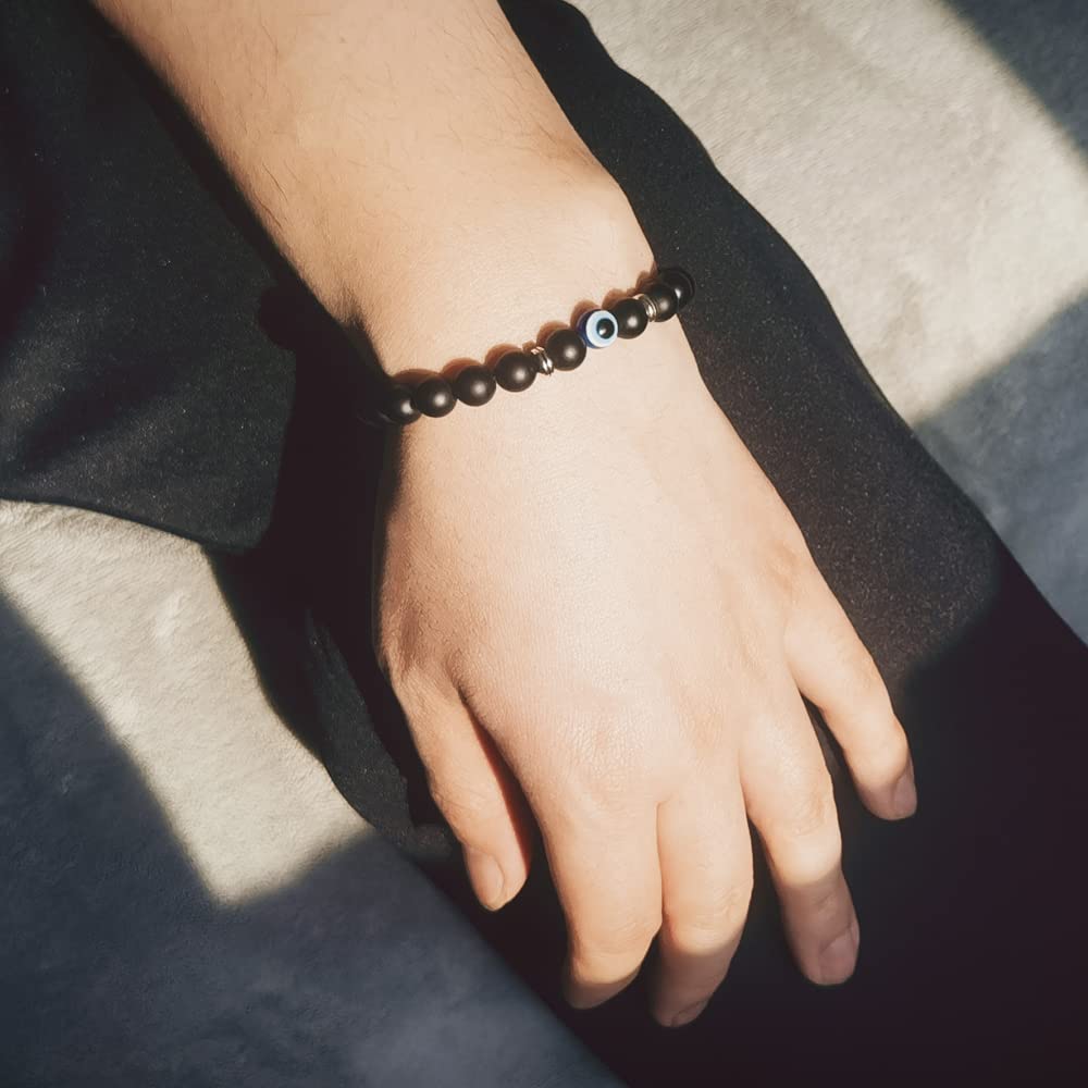 Dhdgzq Evil Eye Bracelet, Black