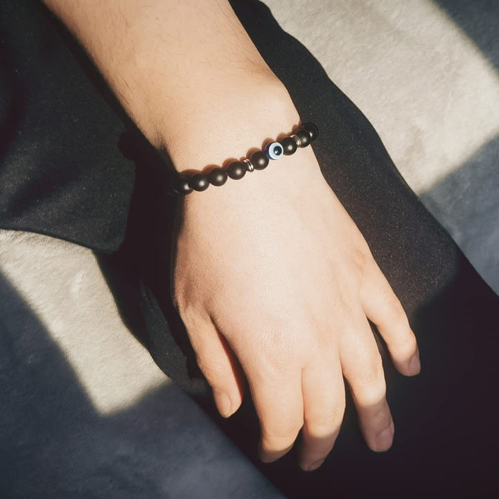 Dhdgzq Evil Eye Bracelet, Black