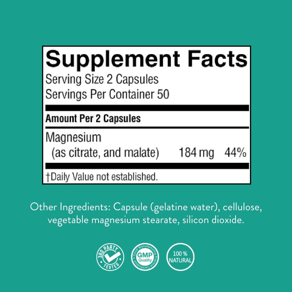Nature's Sunshine Magnesium Complex, 100 Count
