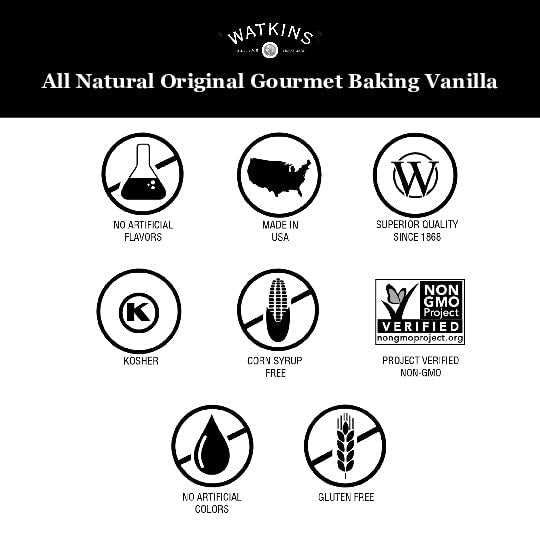 Watkins Original Gourmet Baking Vanilla, 8 fl oz