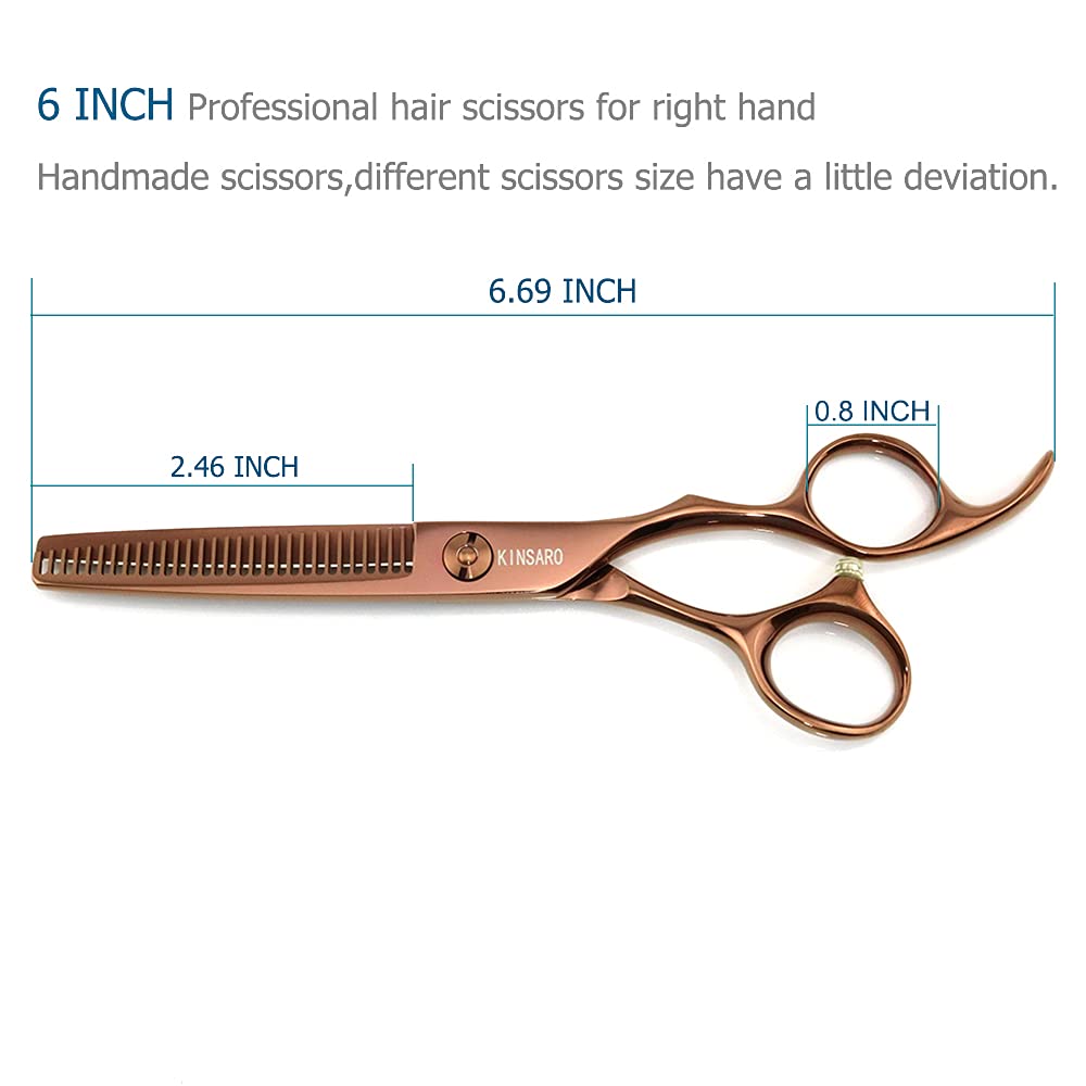KINSARO Hair Thinning Scissors, 6 Inch