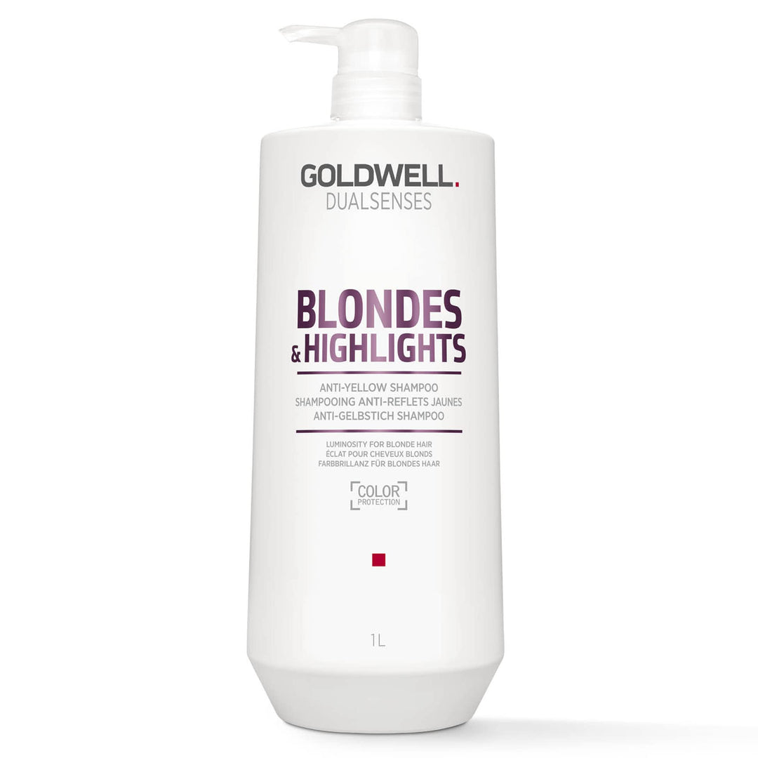Goldwell Dualsenses Blonde And Highlights Anti-Yellow Shampoo, 1000 ml