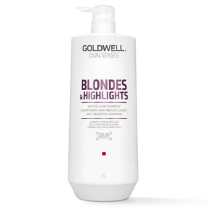 Goldwell Dualsenses Blonde And Highlights Anti-Yellow Shampoo, 1000 ml
