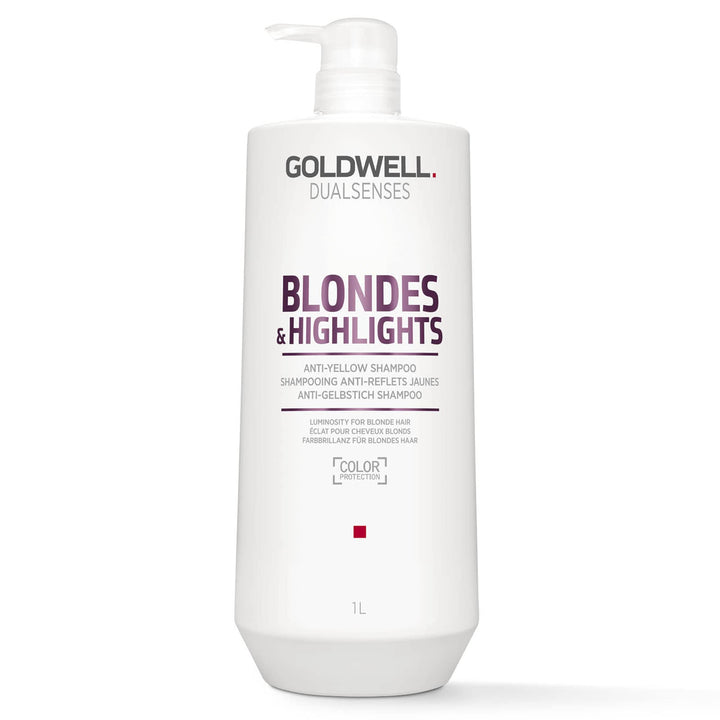 Goldwell Dualsenses Blonde And Highlights Anti-Yellow Shampoo, 1000 ml
