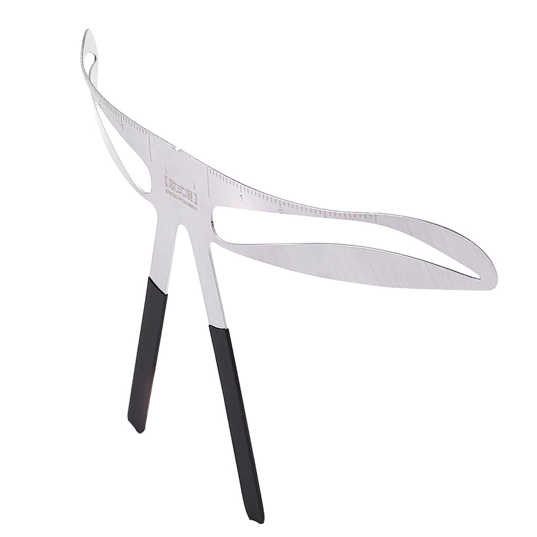 Domary Eyebrow Ruler, Arched Eyebrows, 4 Count