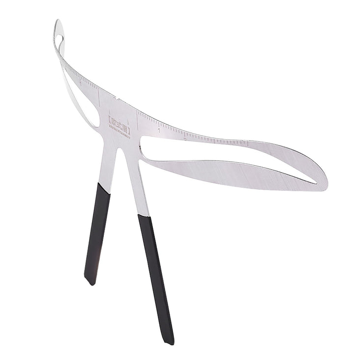 Domary Eyebrow Ruler, Arched Eyebrows, 4 Count