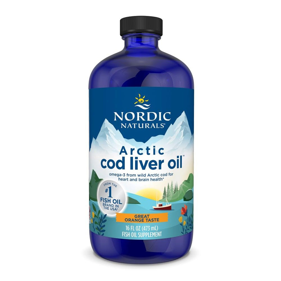 Nordic Naturals Arctic Cod Liver Oil, Orange, 1060 mg