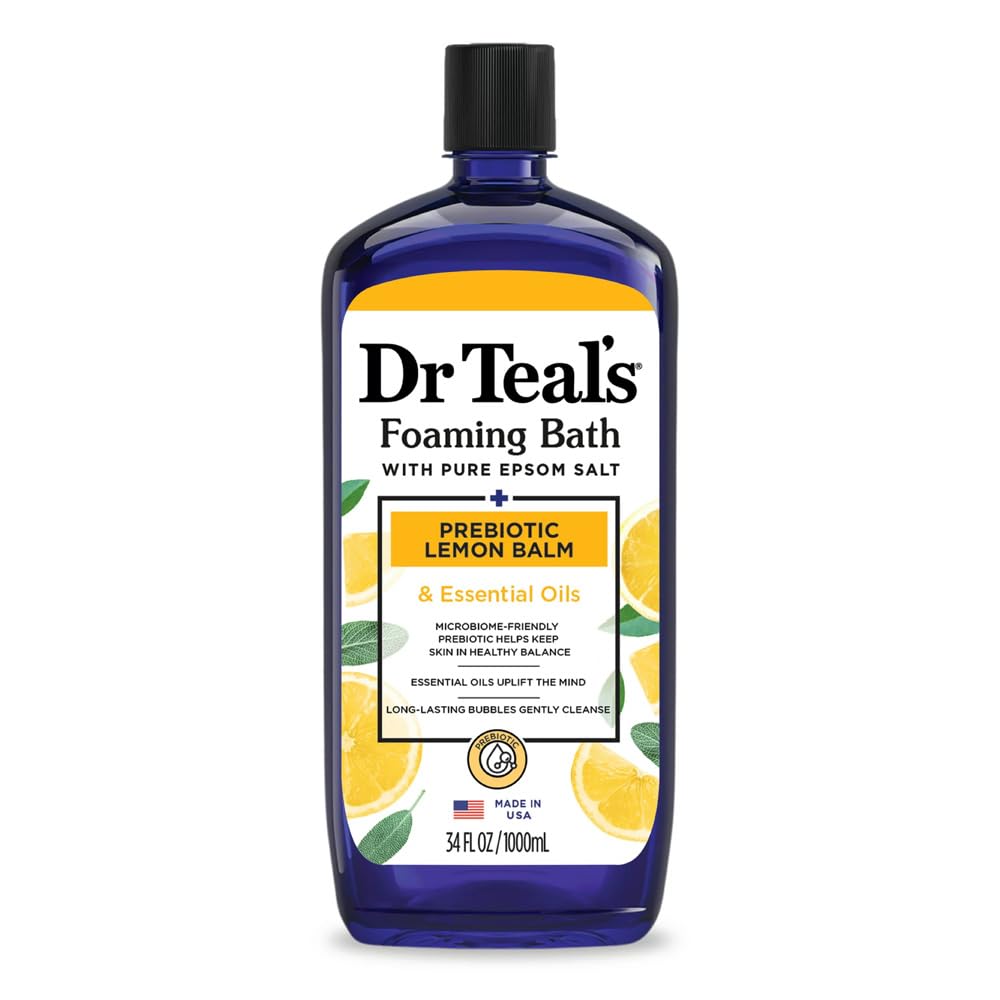 Dr Teal's Foaming Bath, Prebiotic Lemon Balm, 1000 ml