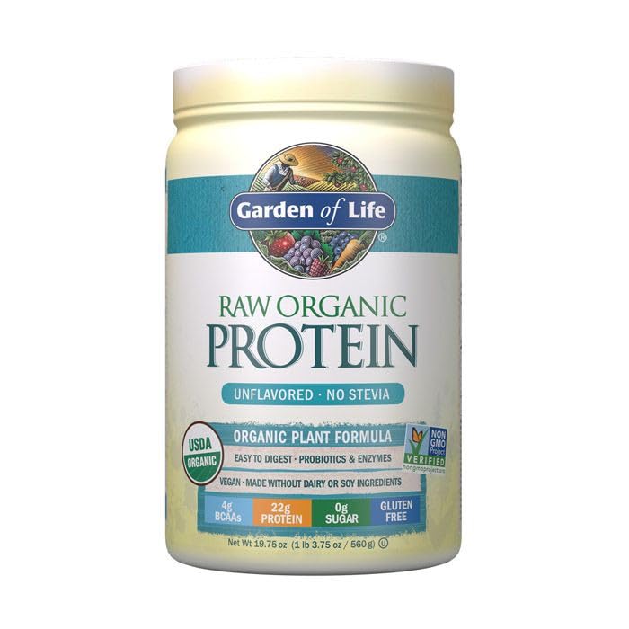 Garden of Life Raw Organic Protein, Unflavored, 560 g