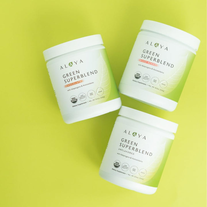 Alaya Naturals Organic Super Greens Powder, Mixed Berry, 30 Servings