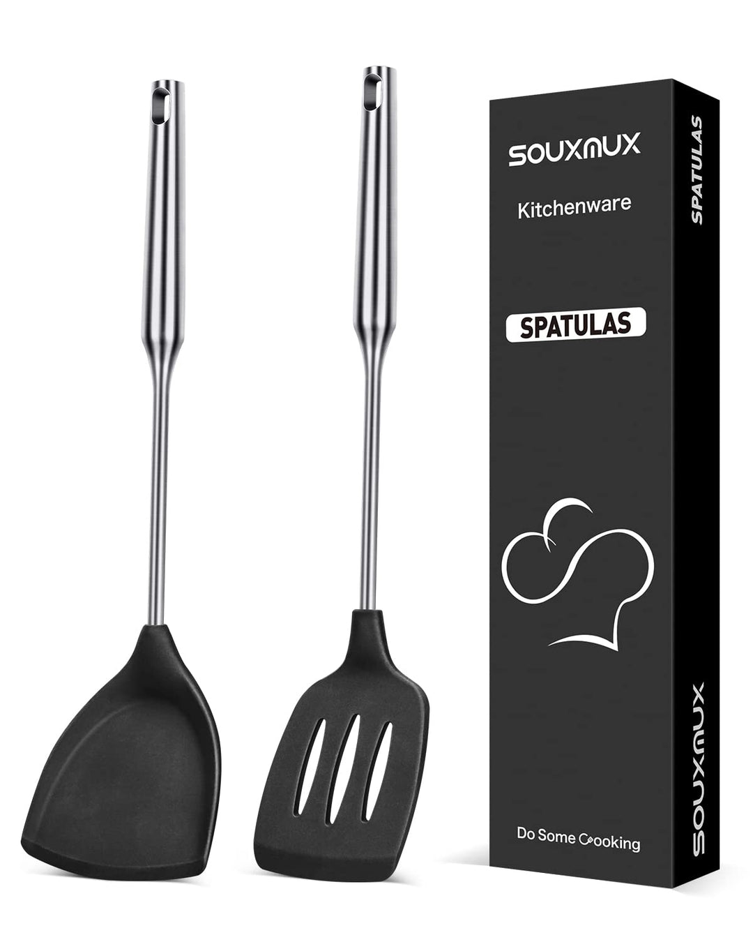 SouxMux Silicone Cooking Spatula, 2 Count