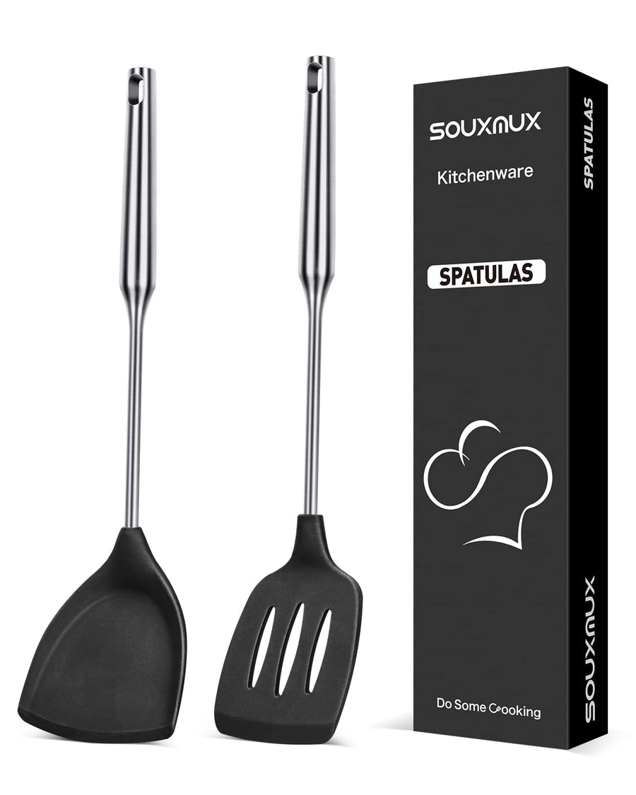 SouxMux Silicone Cooking Spatula, 2 Count