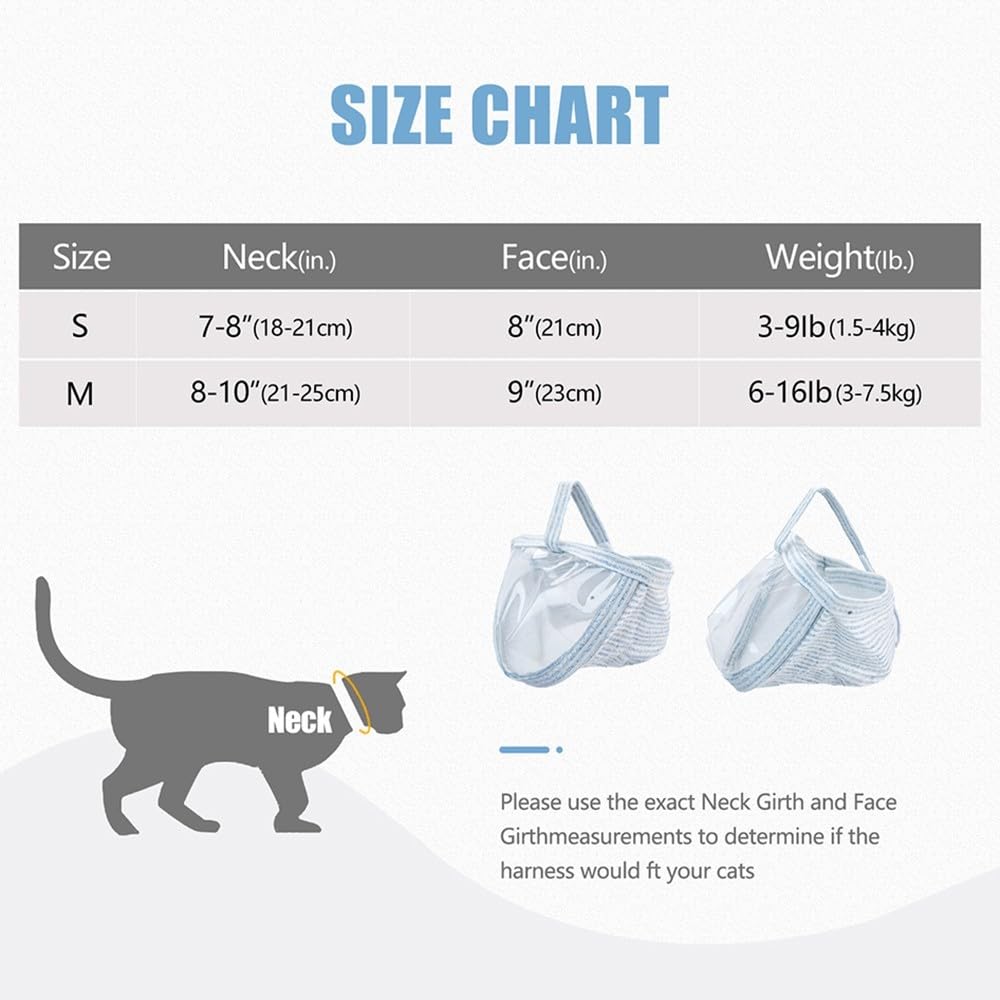 MiOYOOW Cat Muzzle, Transparent