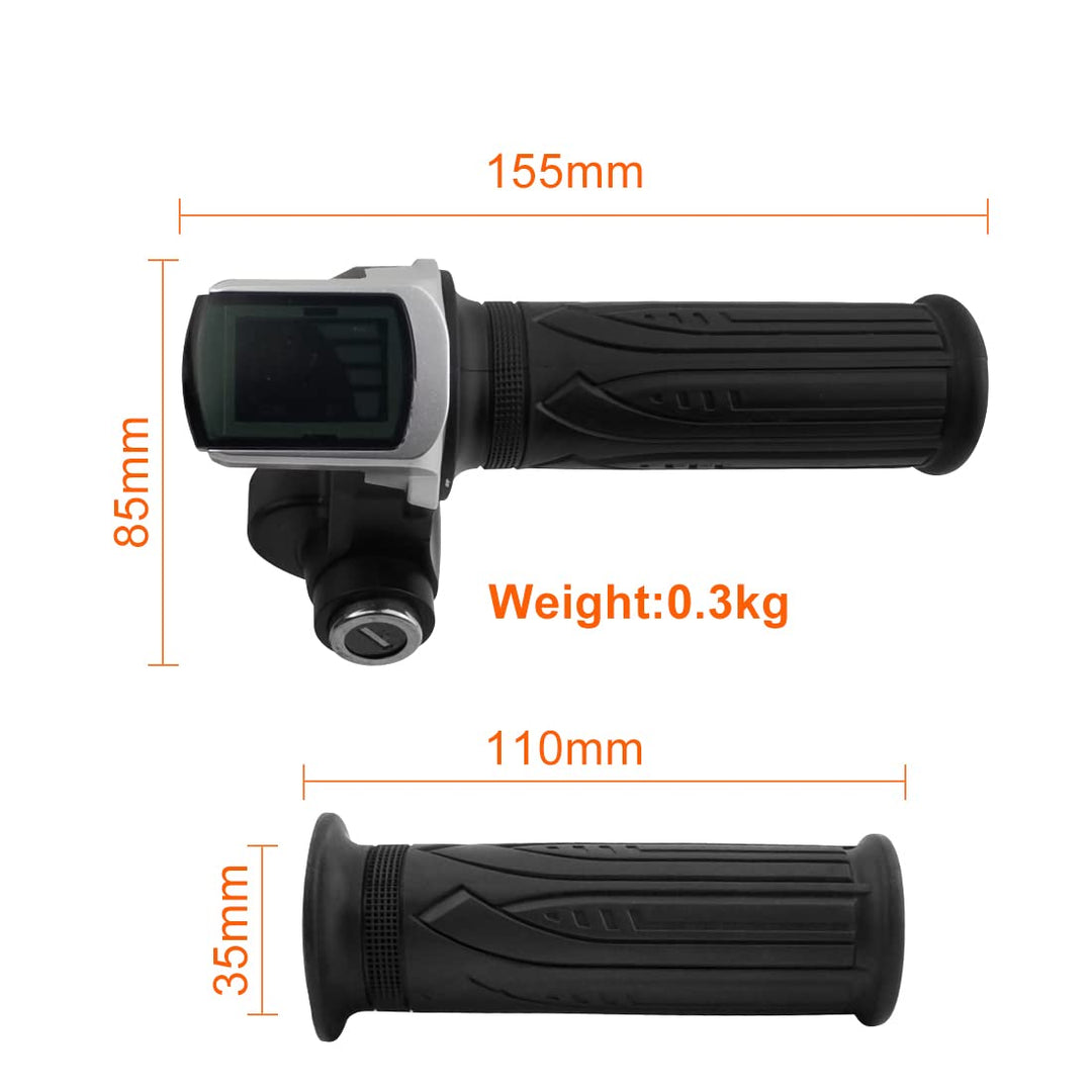 L-faster Bike Throttle Handle Speed Accelerator Grip, 36V