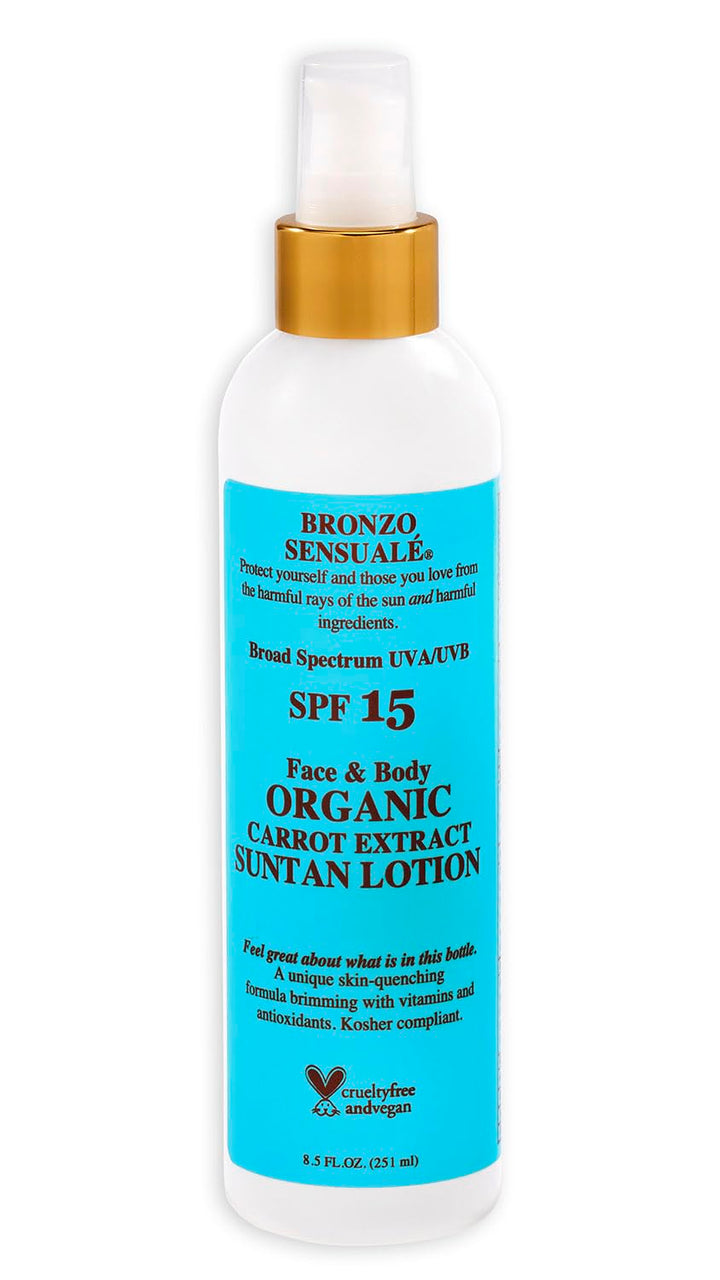 BRONZO SENSUALE Sunscreen Lotion, SPF 15, 250 ml