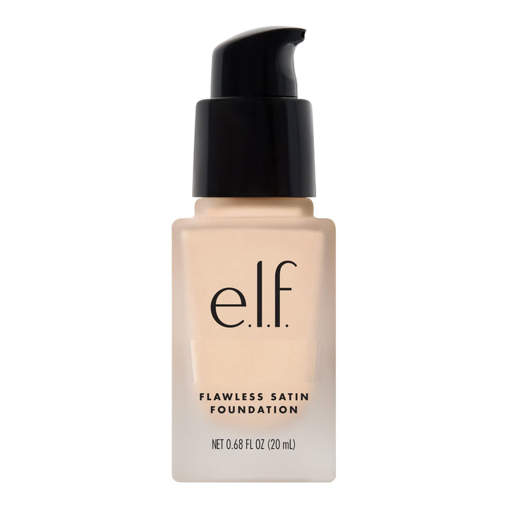 e.l.f. Flawless Satin Foundation, Snow, 0.68 fl oz