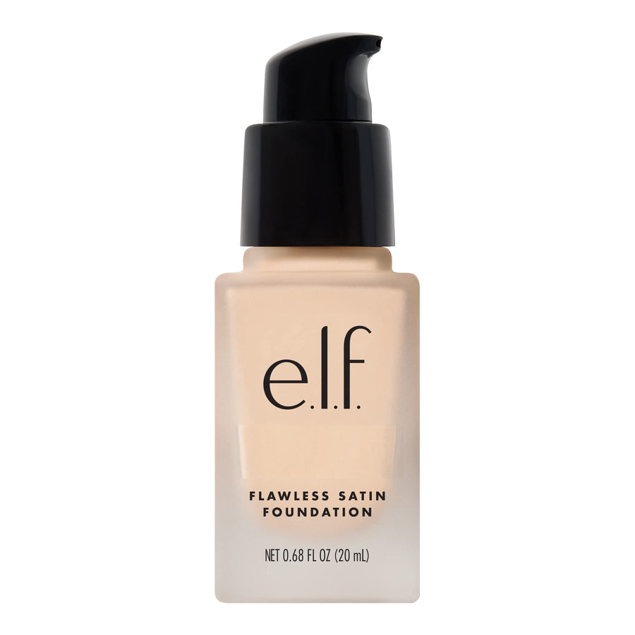 e.l.f. Flawless Satin Foundation, Snow, 0.68 fl oz