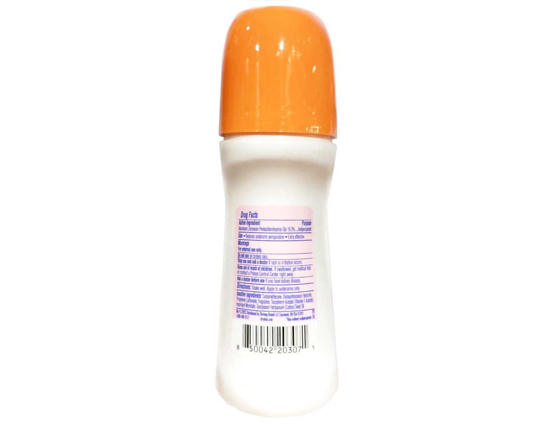 Dry Idea Roll-On Antiperspirant Deodorant, Fresh Linen, 3.25 oz, Pack of 2