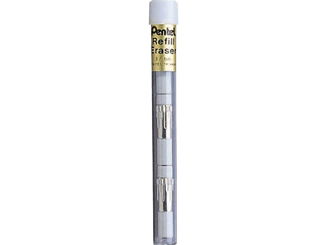 Pentel Eraser Refills for Mechanical Pencils, White, 12 Count
