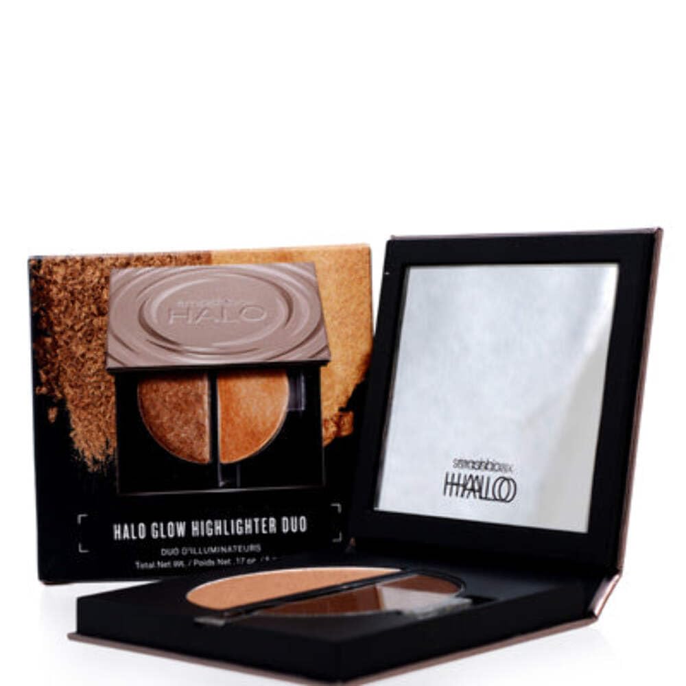 Smashbox Halo Glow Highlighter Duo, Golden Bronze, 0.17 oz