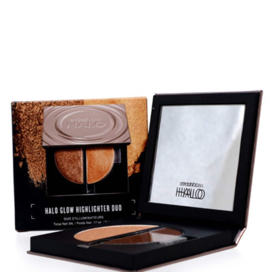 Smashbox Halo Glow Highlighter Duo, Golden Bronze, 0.17 oz