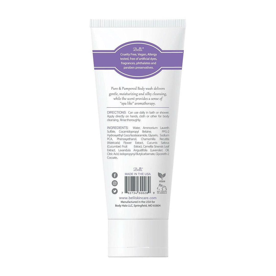Belli Pure And Pampered Body Wash, 6.5 oz