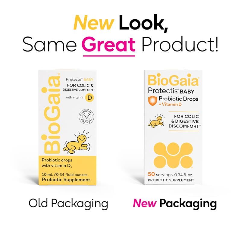 BioGaia Probiotic Drops With Vitamin D, 10 ml, 1 Pack