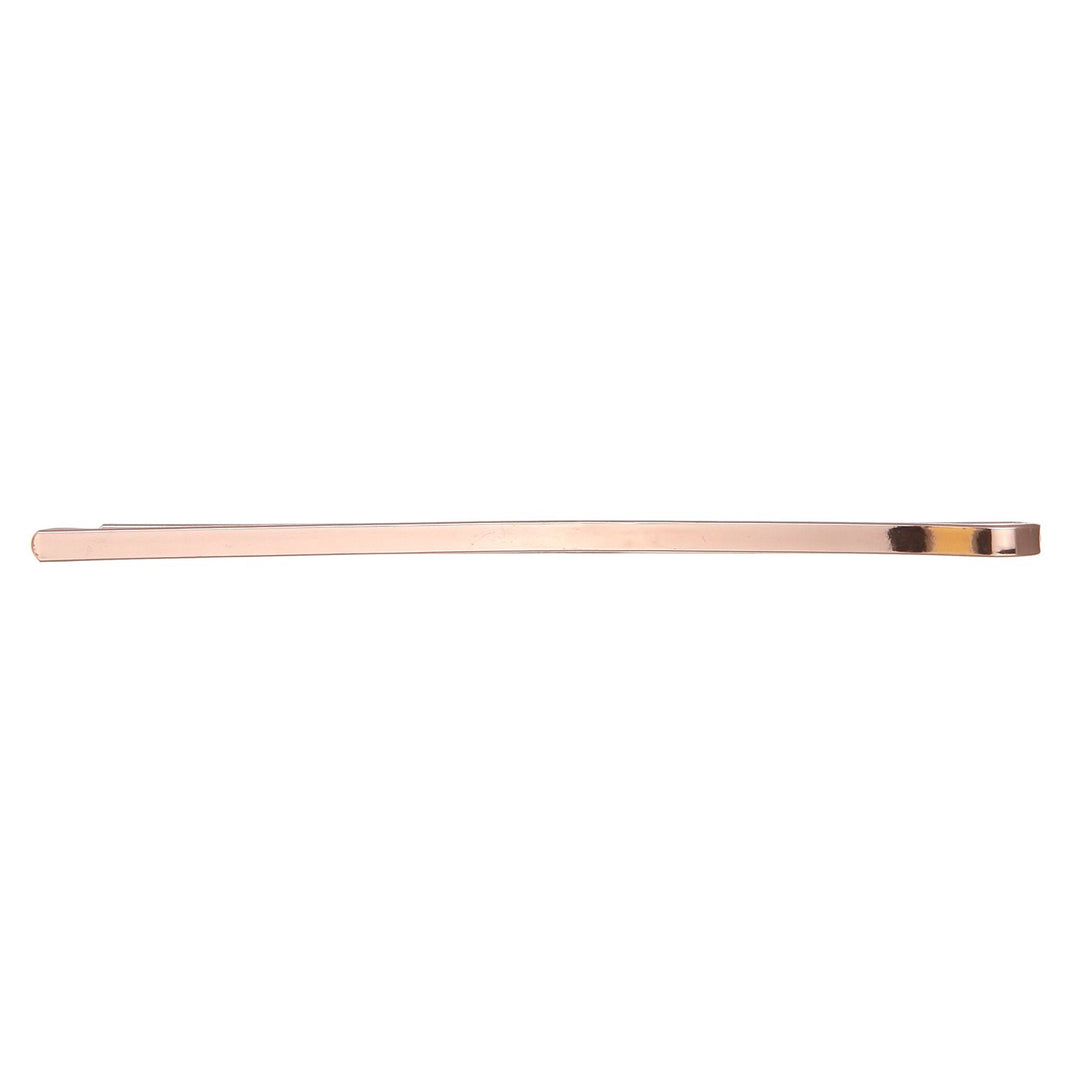 LONEEDY Curved Jumbo Bobby Pins, Brown, 10 Count