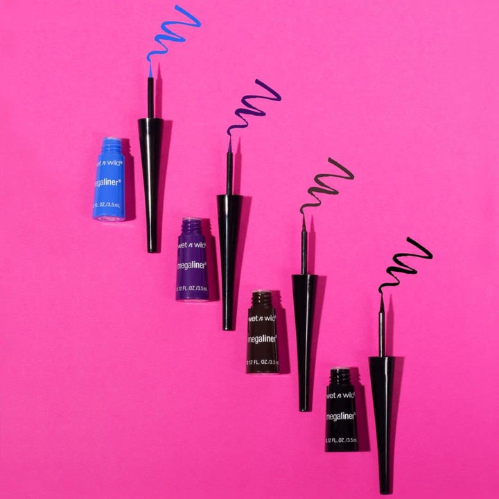 wet n wild MegaLiner Liquid Eyeliner, Voltage Blue