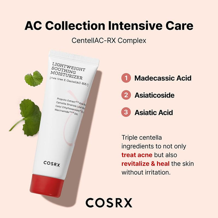 COSRX AC Collection Lightweight Soothing Moisturizer, 80 ml